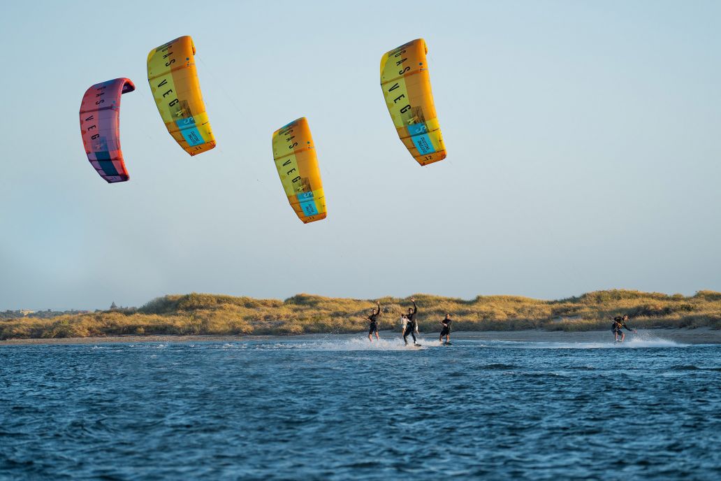 Kiter in Safety Bay in Australien