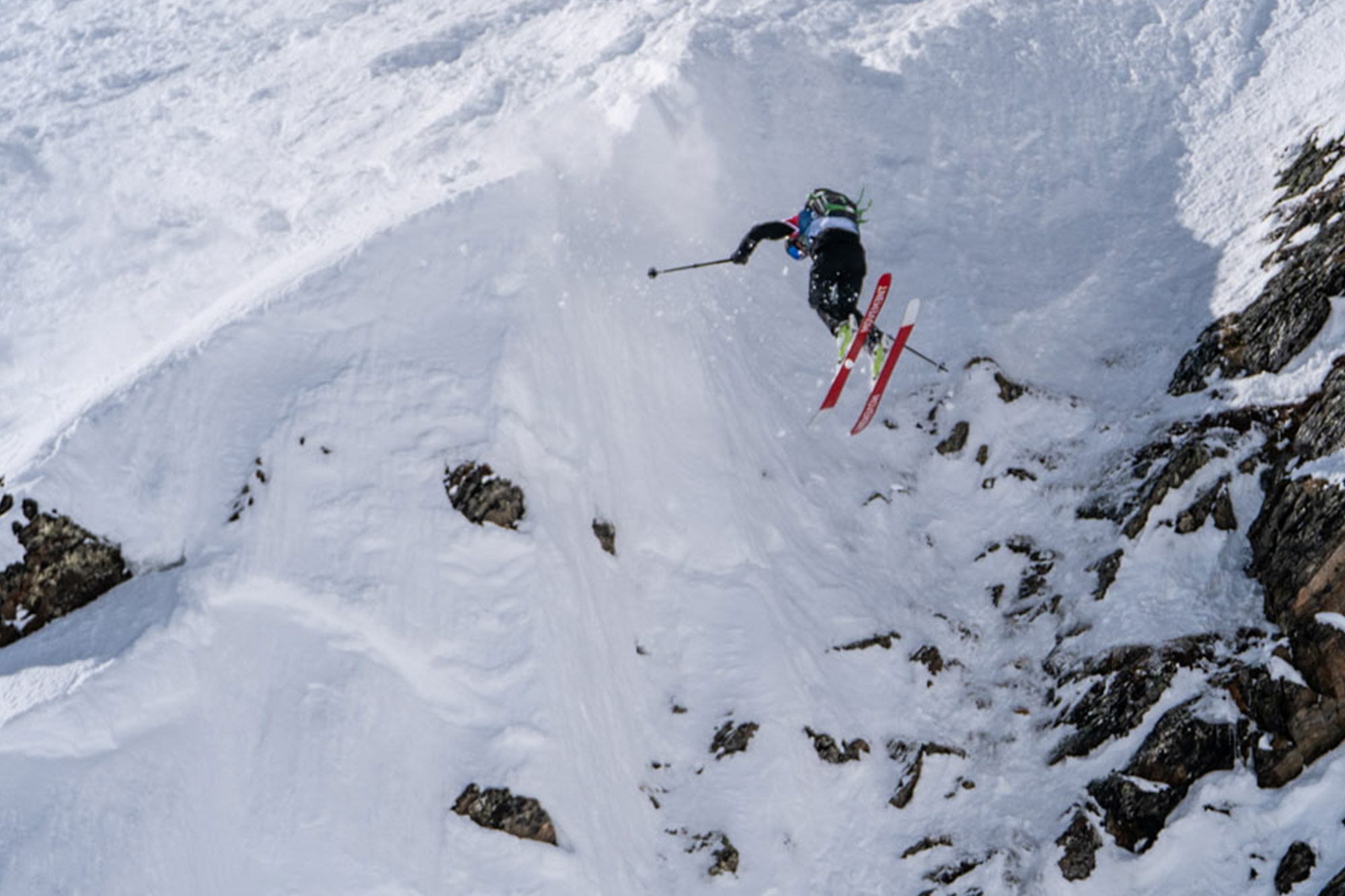 Maxime Chabloz beim Skifahren