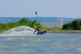 Kiter am Neusiedler See