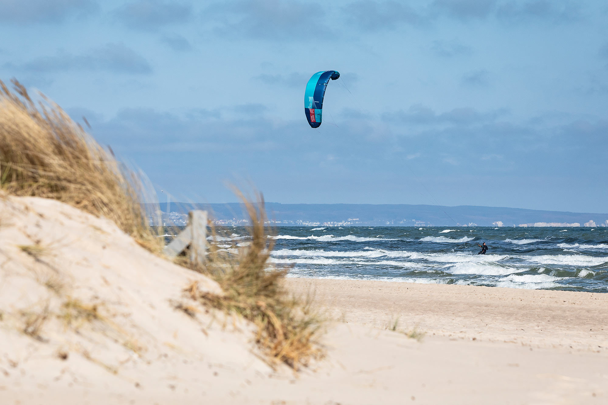 Kiten auf Rügen