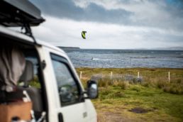 Der Kite-Spot North Uist in Schottland