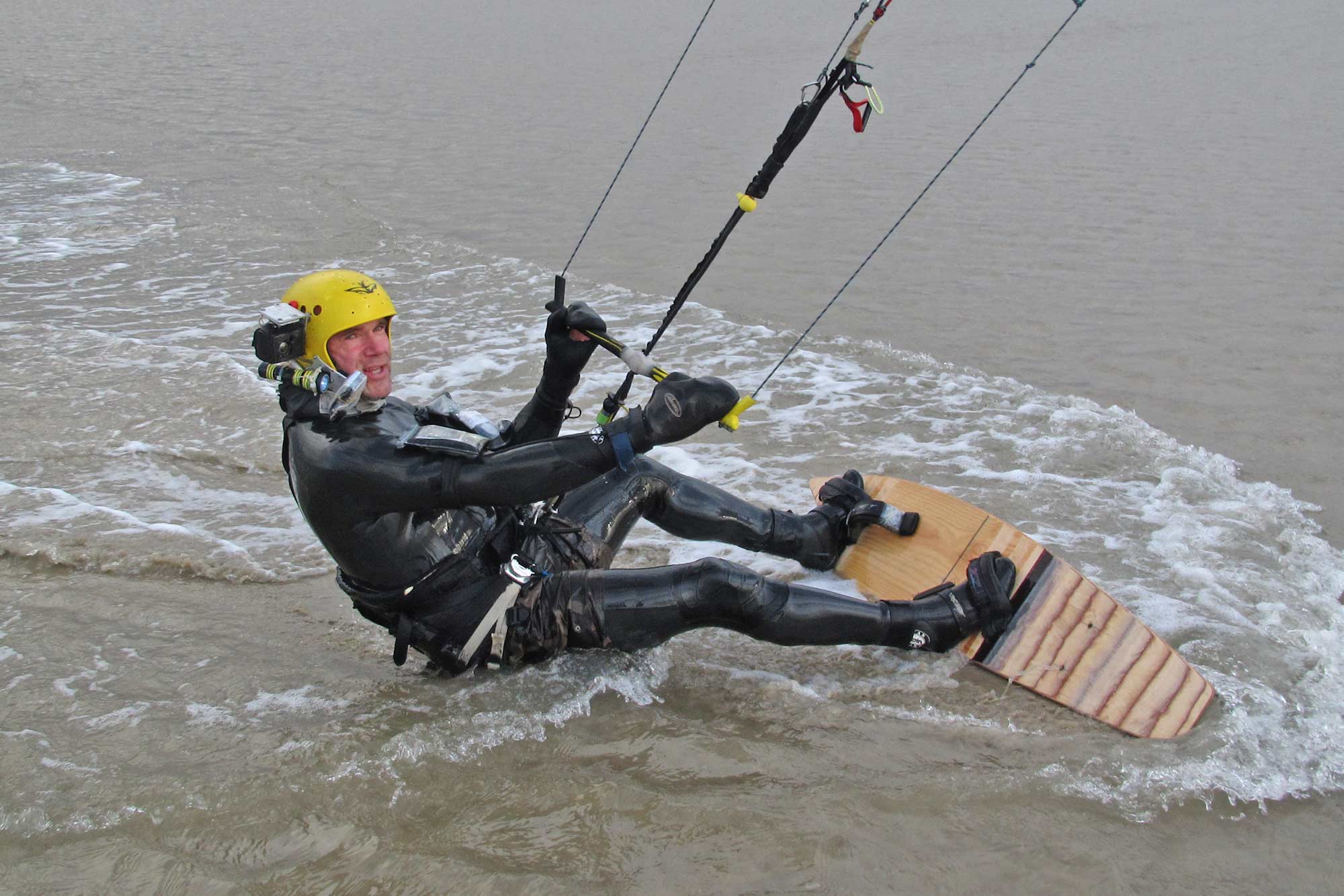 Tilmann Heinig beim Speedkite-Test