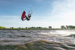 Kiter am Spot bei Otterndorf