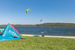 Kiter am Brombachsee