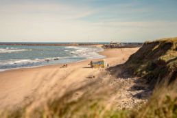 Kitespot in Hirtshals, Dänemark